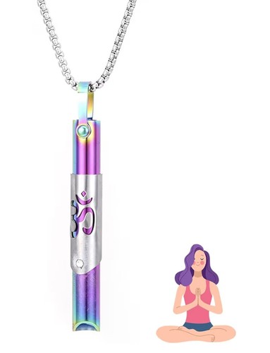 Breathing necklace anxiety - necklace,